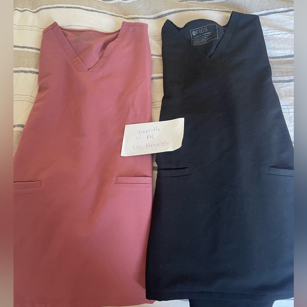 Figs Casma shirt MAUVE